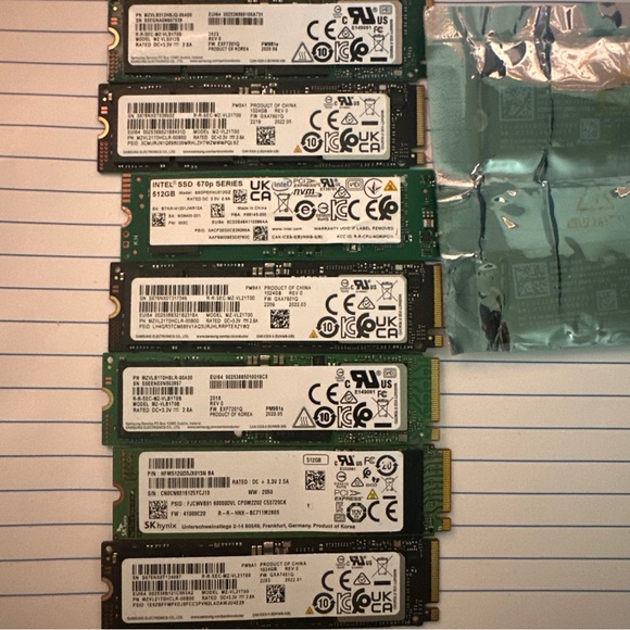 Various SSD’s